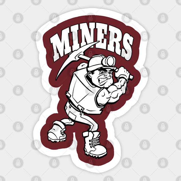 Miner Mascot Sticker by Generic Mascots